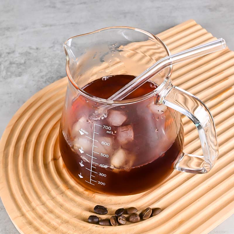 New High Borosilicate 700ml  G - Tea Coffee Pot Set 评论和价格