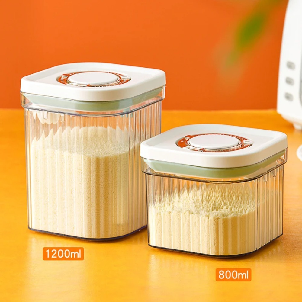 Stripe Pattern Milk Powder Sto - Tea Coffee Sugar Container 评论和价格