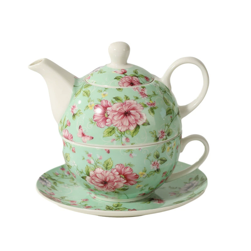 Flower Teapots,Coffee Pot,Moth - Tea Coffee Pot Set 评论和价格
