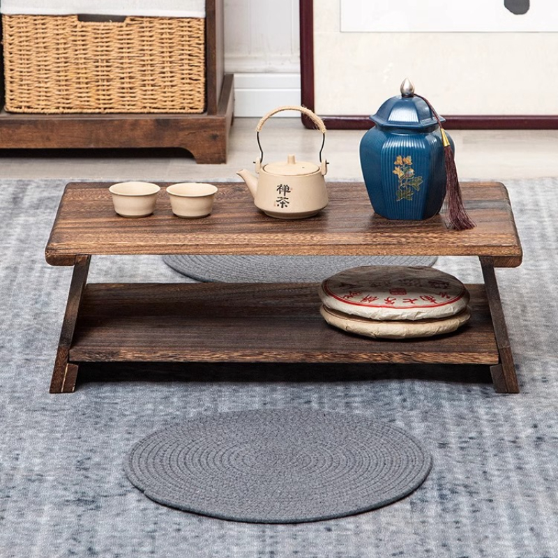 Japanese Tea Table Solid Wood  - Coffee Tea Stand 评论和价格