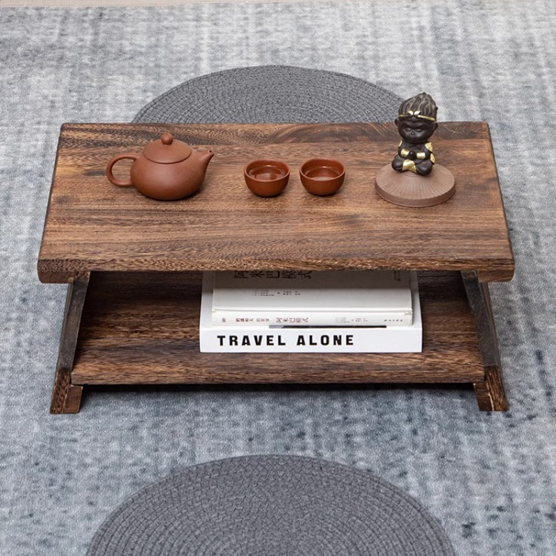 Japanese Tea Table Solid Wood  - Coffee Tea Stand 评论和价格