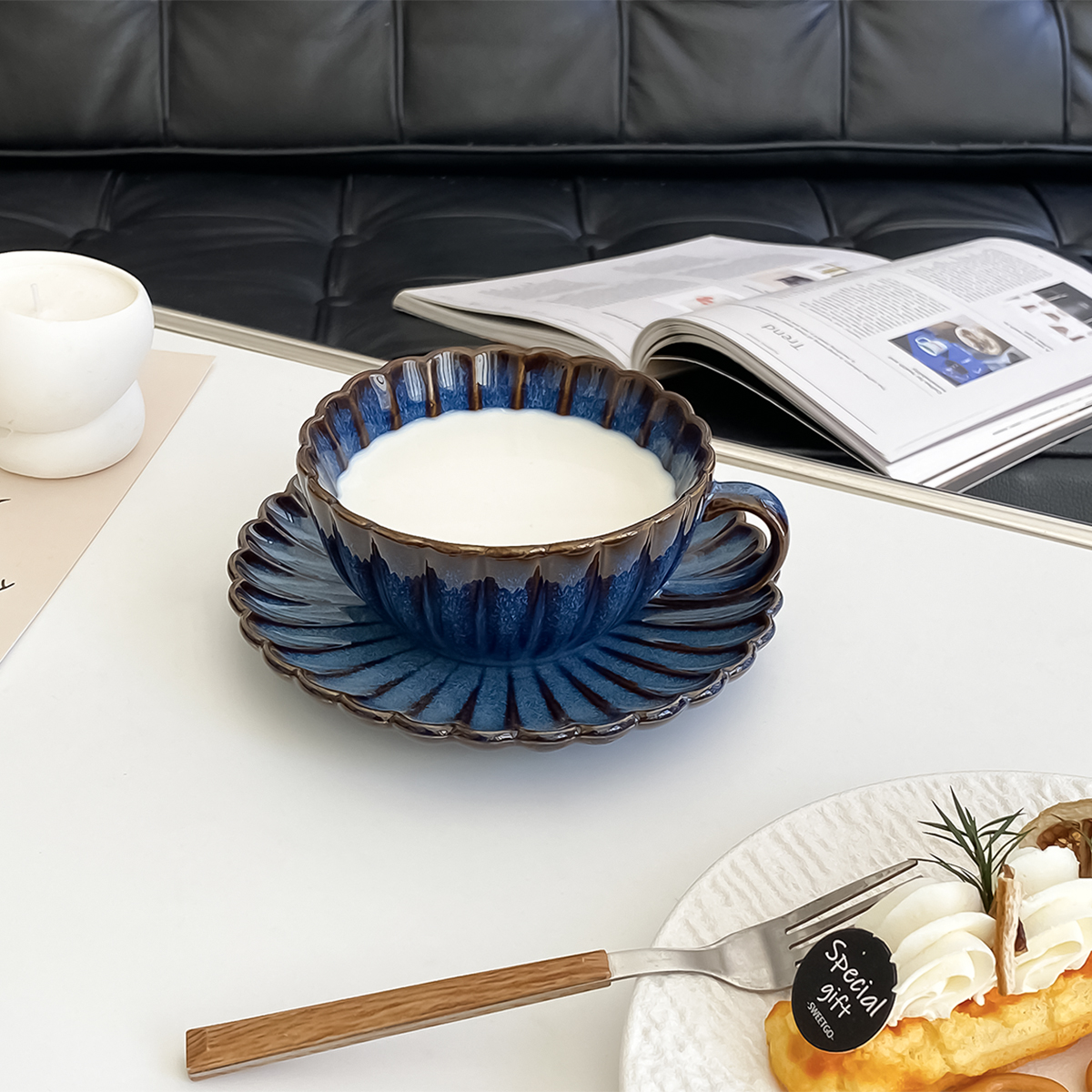 1 Set of Ceramic Japanese-Styl - Coffee Tea Gift Set 评论和价格