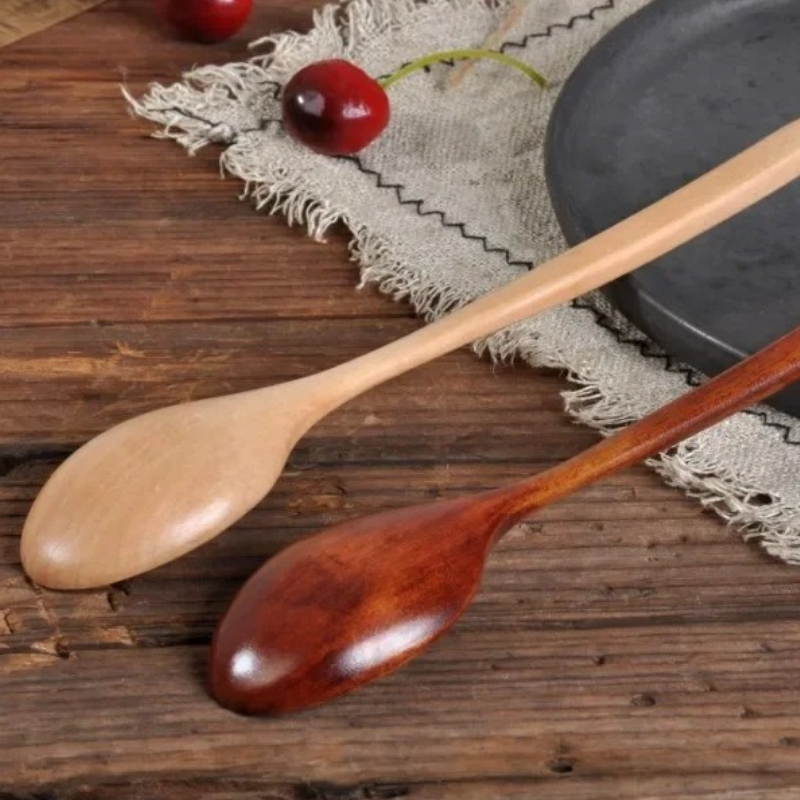 1/2Pc Wooden Spoon Tableware K - Tea Coffee Utensils 评论和价格