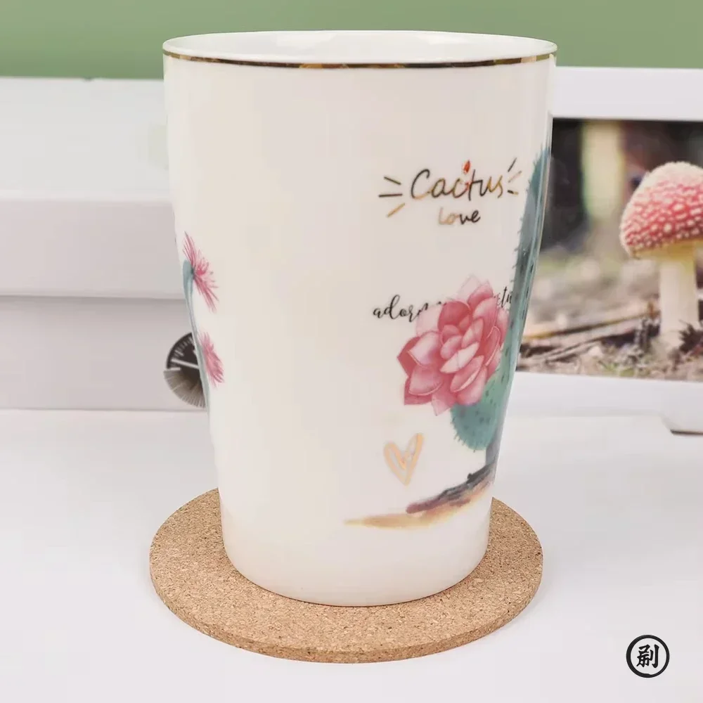 1/5/10PCS Round Wood Mats Natu - Coffee Tea Stand 评论和价格