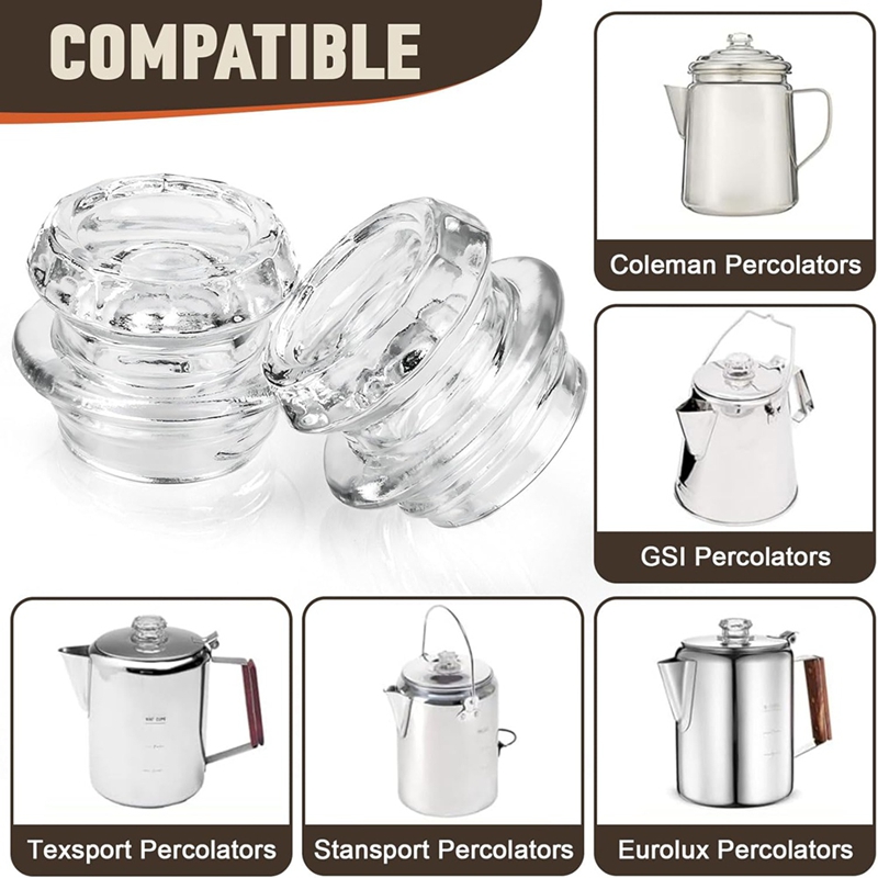 Coffee Percolator Glass Top Re - Coffee & Tea Haus 评论和价格