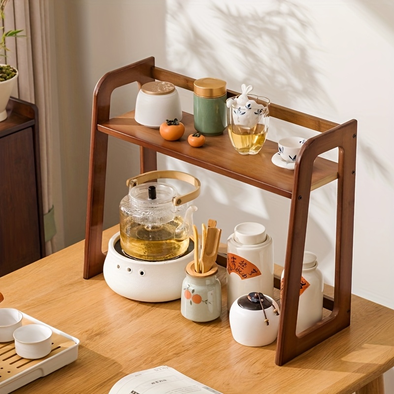Cup Holder Storage Rack Deskto - Tea Coffee Utensils 评论和价格