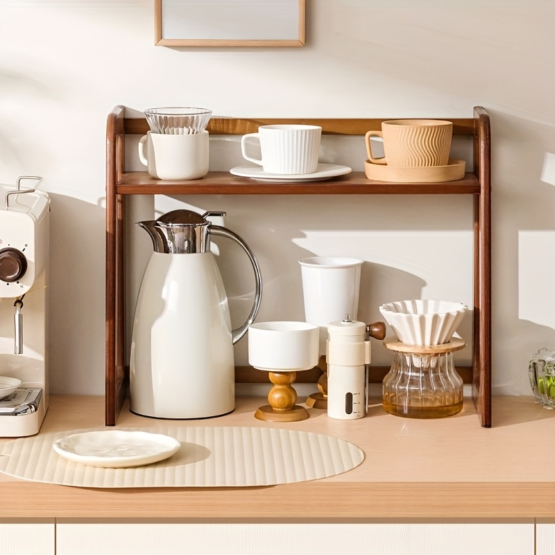 Cup Holder Storage Rack Deskto - Tea Coffee Utensils 评论和价格