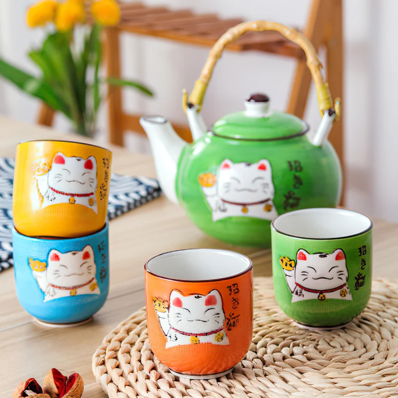 Japan Creative Multicolor Cart - Coffee Tea Gift Set 评论和价格