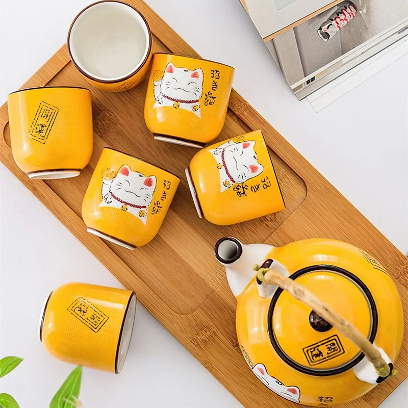 Japan Creative Multicolor Cart - Coffee Tea Gift Set 评论和价格