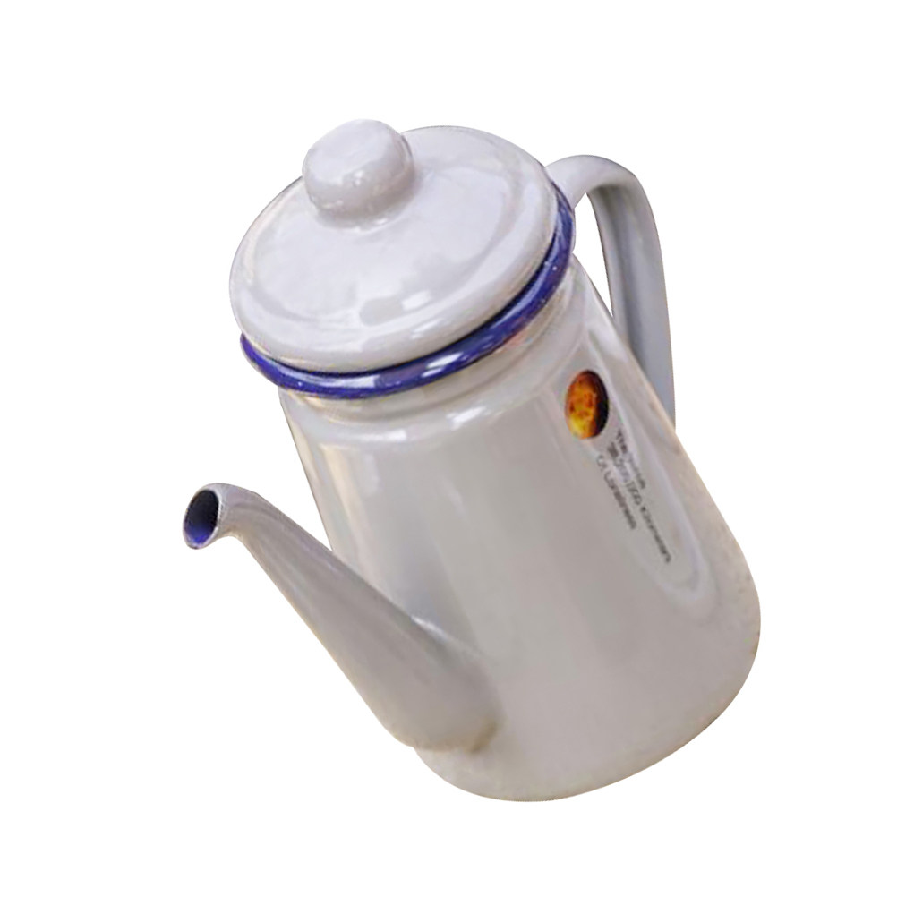 Handled Enamel Coffee Pot Prof - Water Tea And Coffee 评论和价格