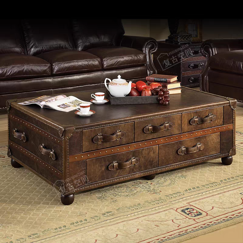 European-style coffee table wi - Coffee Tea Lounge 评论和价格