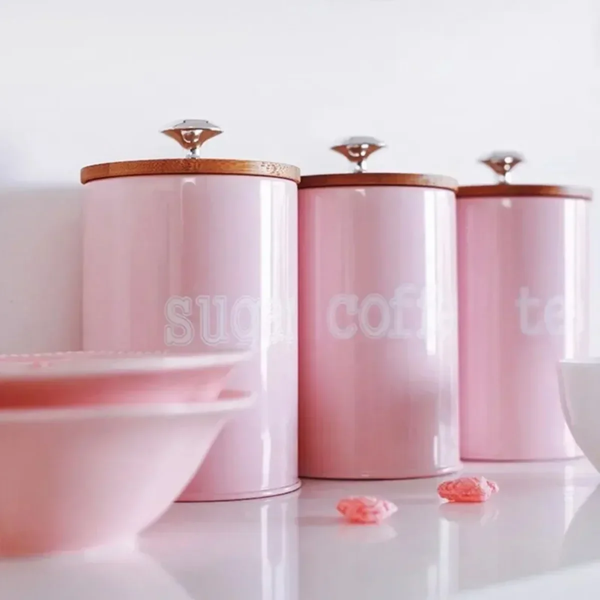 3Pcs/Set Tea Coffee Sugar Stor - Tea Coffee Utensils 评论和价格